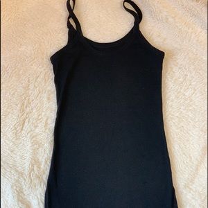 Banana Republic black cotton tank